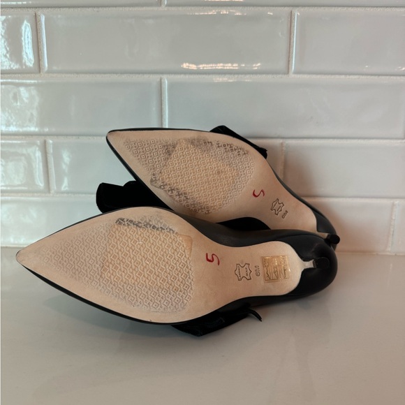 Tory Burch Black Leather Clara Mules Size 6M - Picture 11 of 12